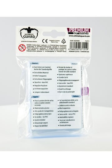 Ultimate Guard - Premium Soft Sleeves transparent (100)