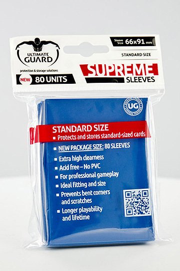 Ultimate Guard - Matte Supreme Sleeves blau (80)