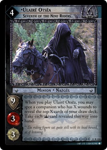 Shadows - Ulaire Otsea, Seventh of the Nine Riders - 11R224