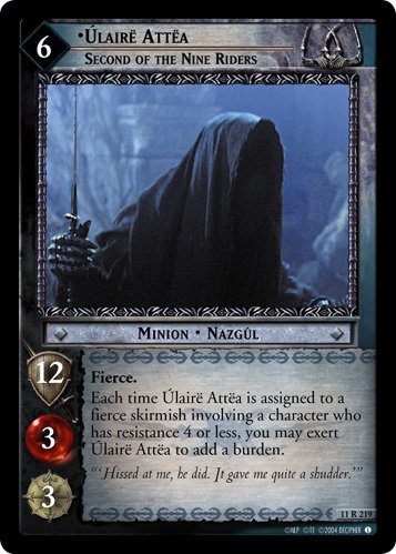 Shadows - Ulaire Attea, Second of the Nine Riders - 11R224